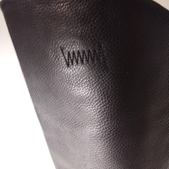 Franco sarto (nwot)black Leather Knee-High Boots women's size 9M - Picture 3 of 14